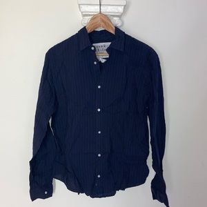 Frank & Eileen Size Small Pinstripe ‘Paul’ Style 100% Cotton